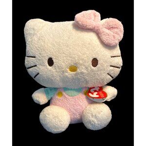 Ty Beanie Baby Pluffies Hello Kitty Plush 8" Sanrio 2011